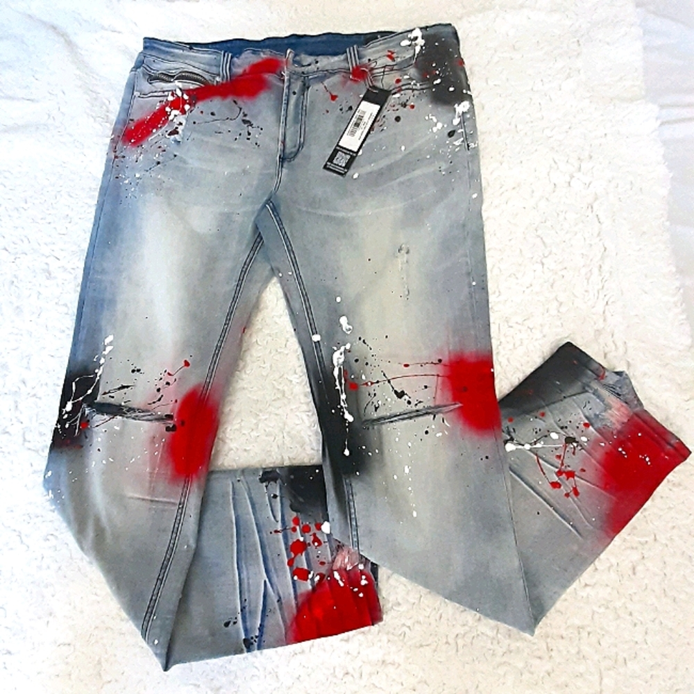 RockStar Original Blink Painter Jean - Picture 1 of 16